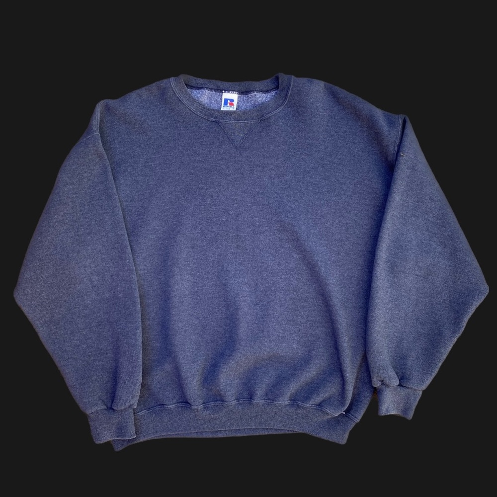 Purple Russell vintage crewneck sweater